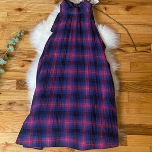 Jill Stuart Plaid Baby Doll Dress